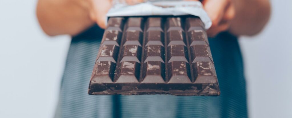 enjoy dark chocolate on national eat what you want day