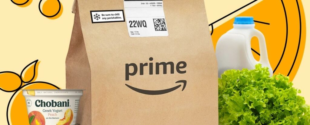 amazon offers grocery delivery with their fresh app