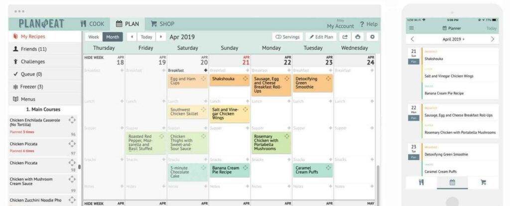 plan to eat is a fabulous meal planning app