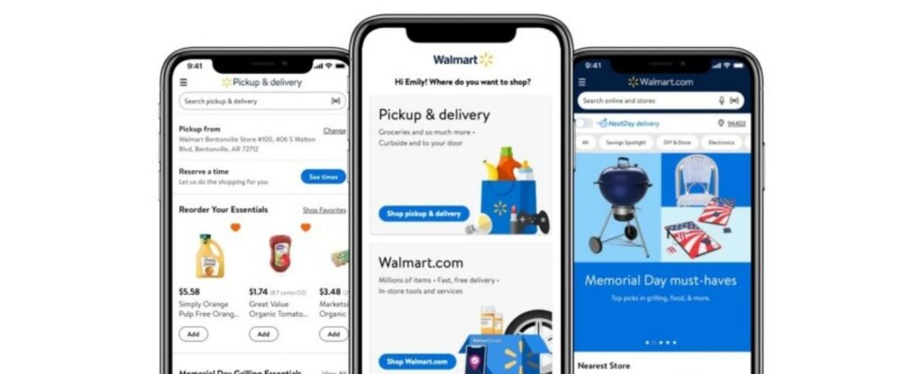 walmart has a great grocery delivery app