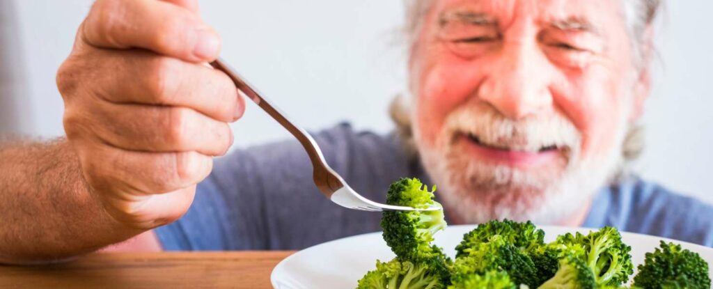 parent who had loss of appetite now eating broccoli