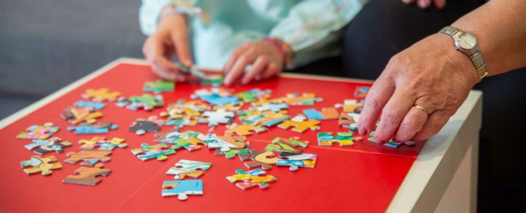 jigsaw puzzles are great for seniors