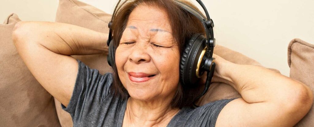 music is great for self care, particularly for those with dementia or alzheimer's